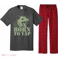 Funny Born To Yap Opossum Pajama Set thumb 0