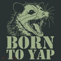 Funny Born To Yap Opossum Baby Bodysuit thumb 2