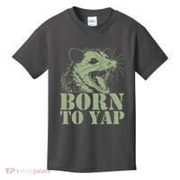 Funny Born To Yap Opossum Kids T-Shirt thumb 0