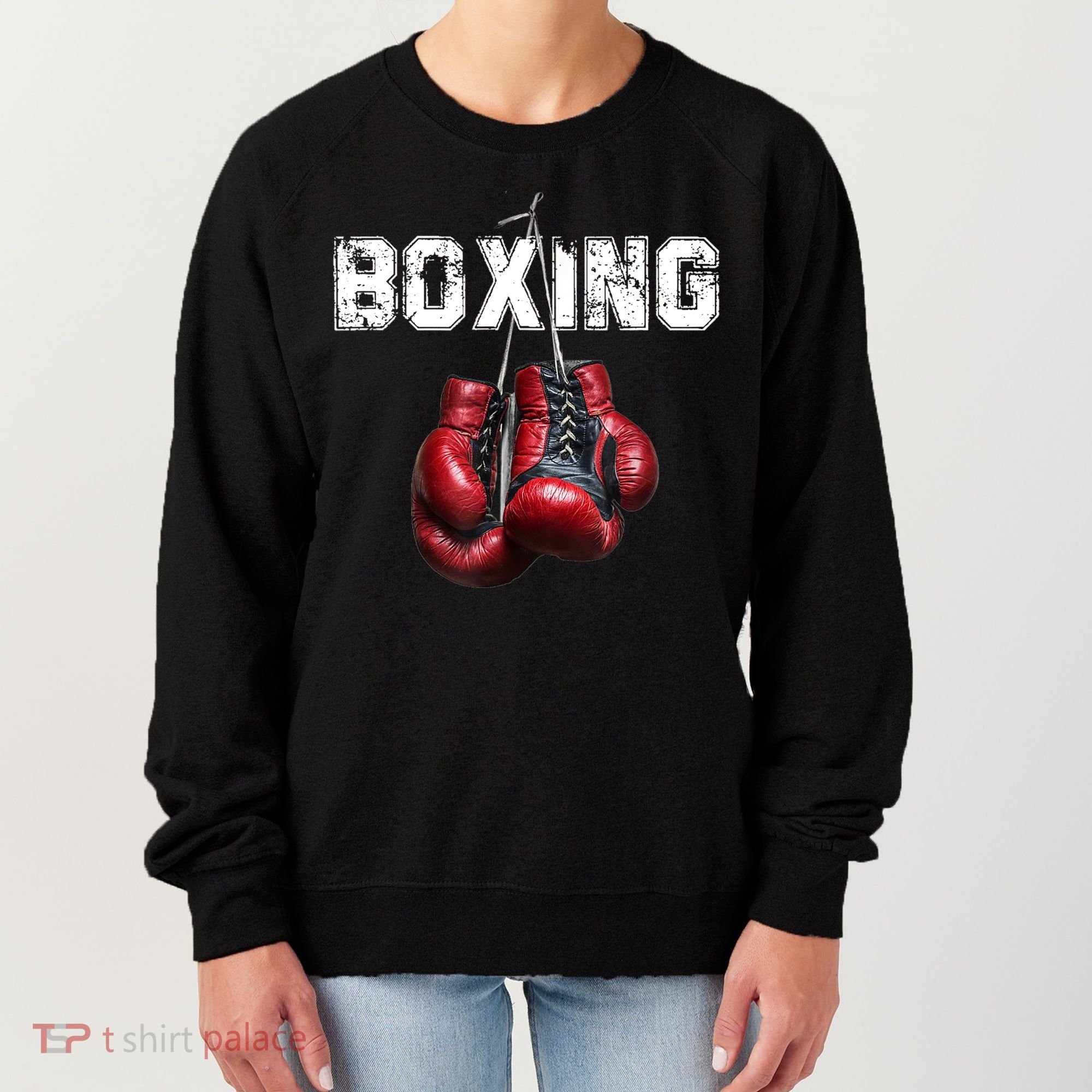 Funny Boxing TShirt I Love Boxing Tshirt Women's Sweatshirt