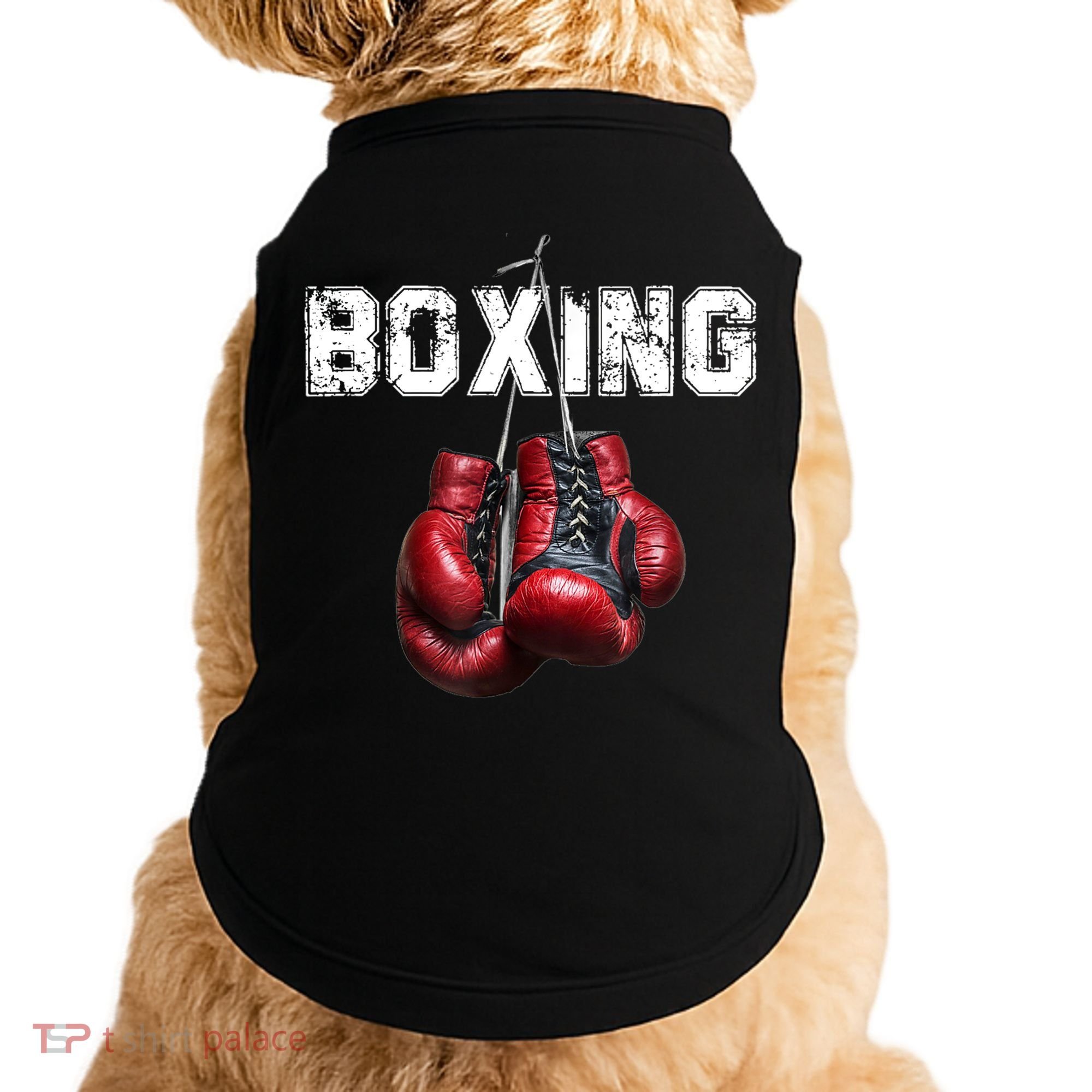 Funny Boxing TShirt I Love Boxing Tshirt Doggie Tank