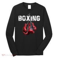 Funny Boxing TShirt I Love Boxing Tshirt Long Sleeve Shirt thumb 0