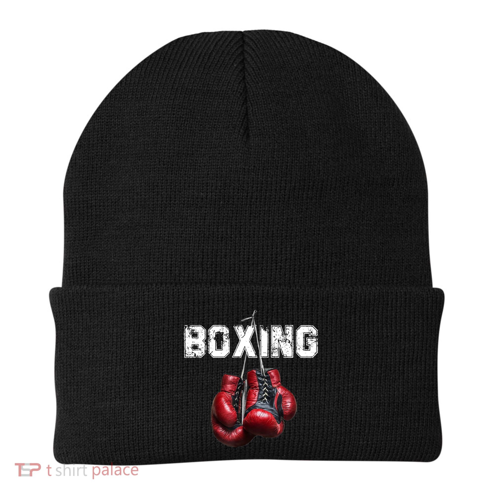 Funny Boxing TShirt I Love Boxing Tshirt Beanie