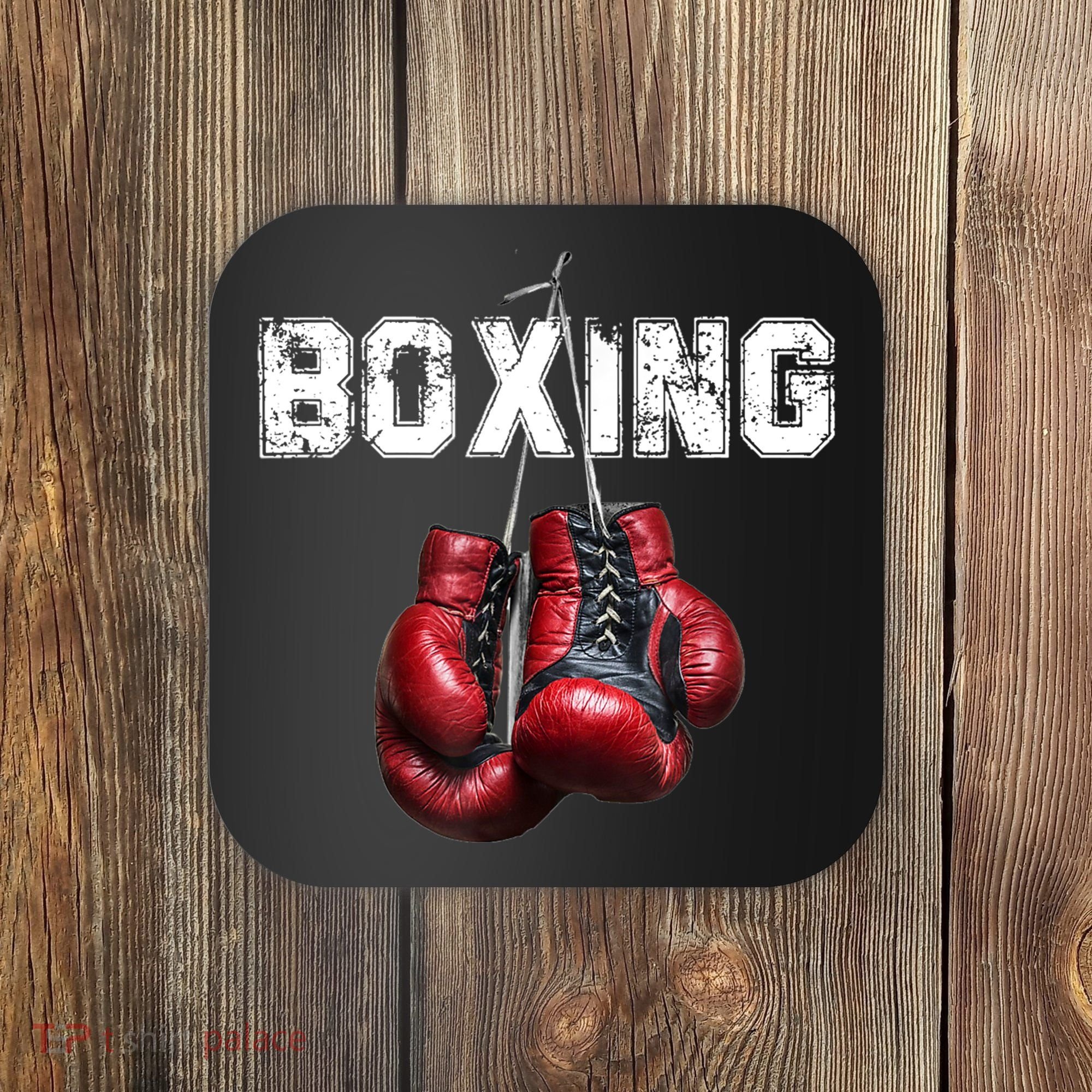 Funny Boxing TShirt I Love Boxing Tshirt Coaster