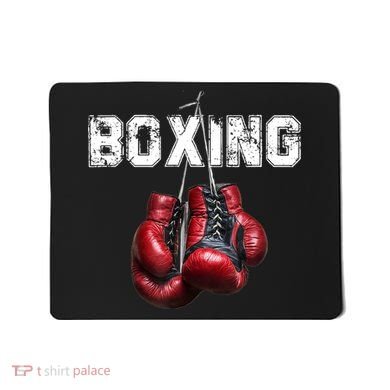 Funny Boxing TShirt I Love Boxing Tshirt Mousepad
