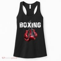 Funny Boxing TShirt I Love Boxing Tshirt Women's Tank Top thumb 0