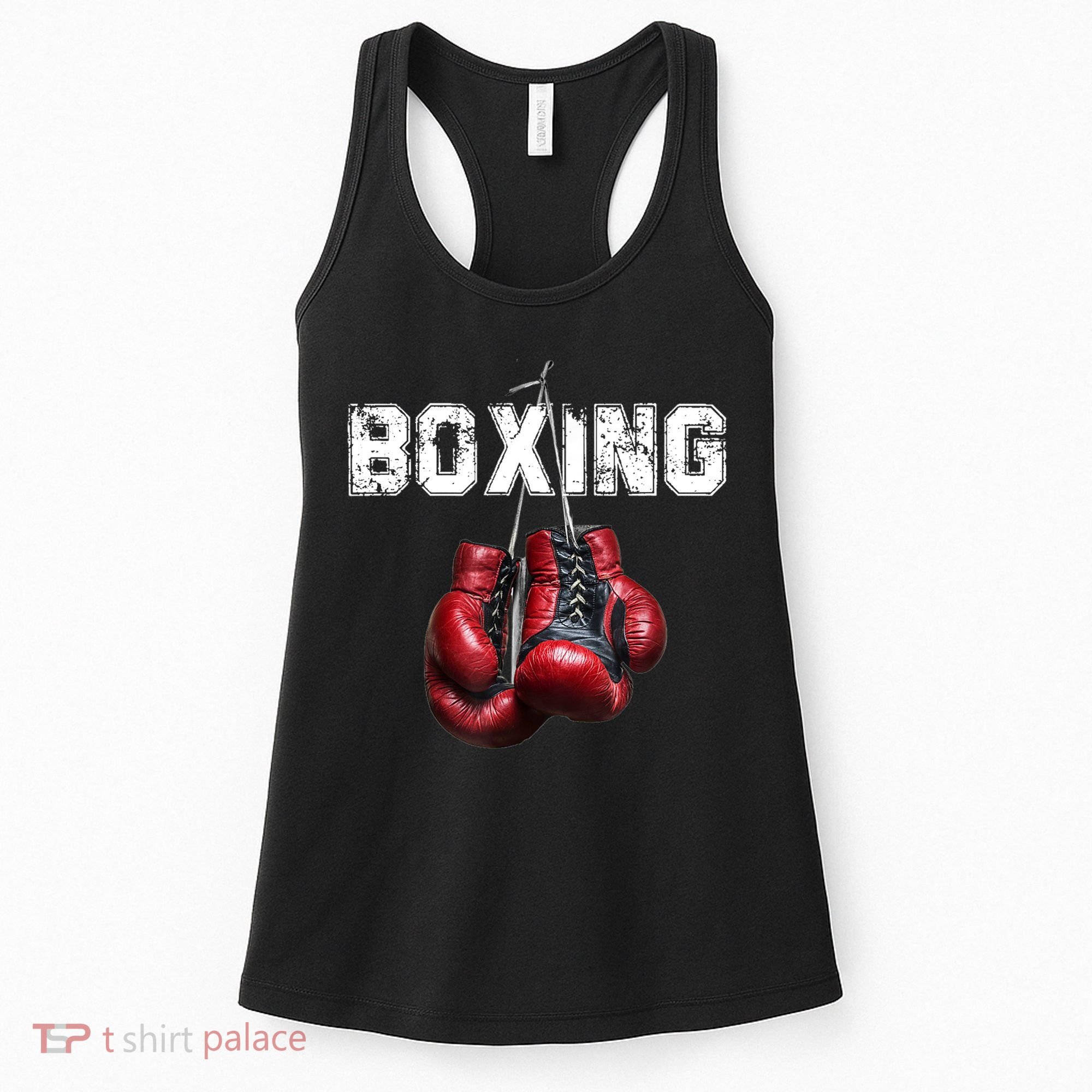 Funny Boxing TShirt I Love Boxing Tshirt Women's Tank Top