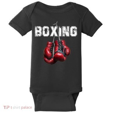 Funny Boxing TShirt I Love Boxing Tshirt Baby Bodysuit