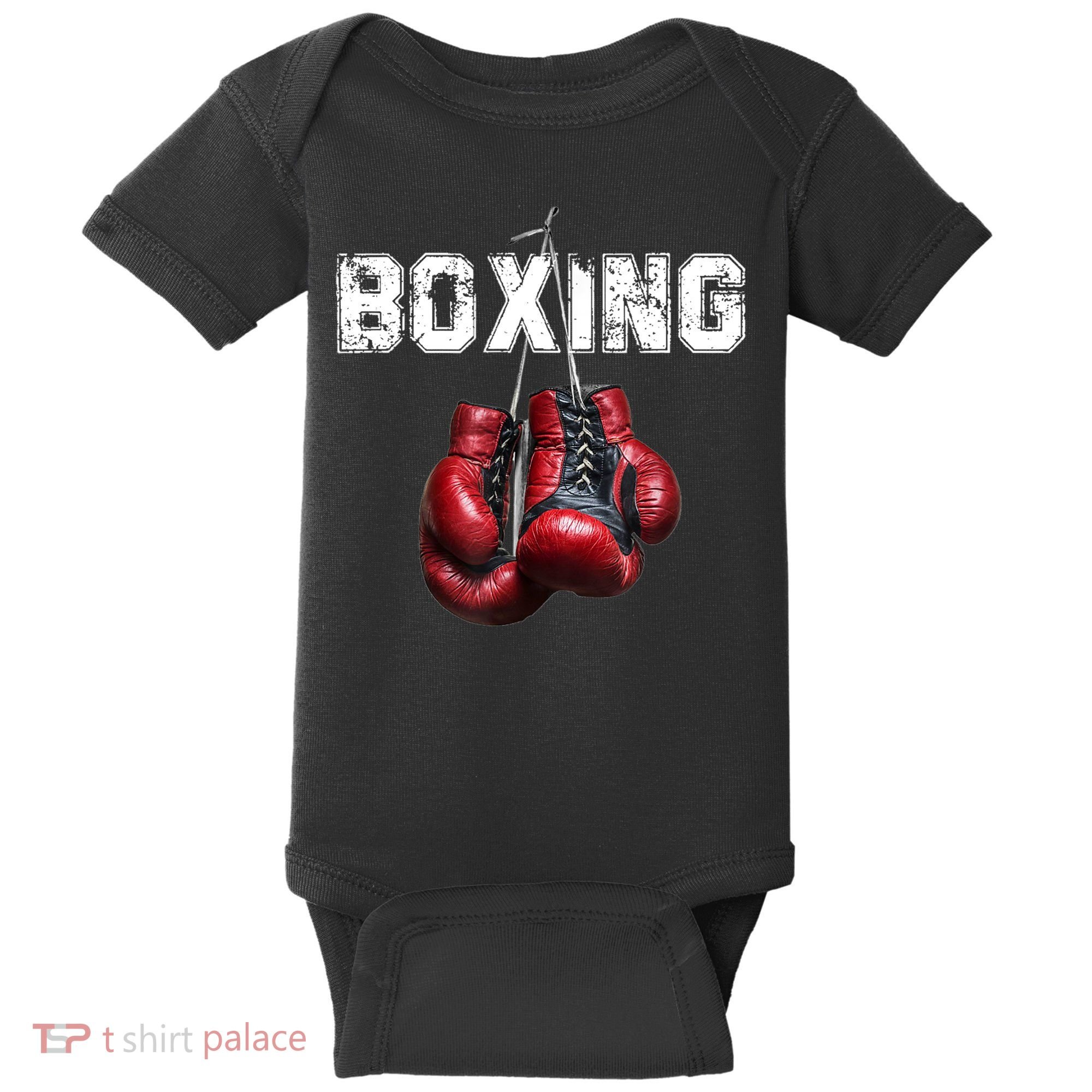 Funny Boxing TShirt I Love Boxing Tshirt Baby Bodysuit