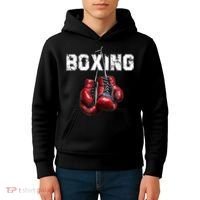 Funny Boxing TShirt I Love Boxing Tshirt Kids Hoodie thumb 4