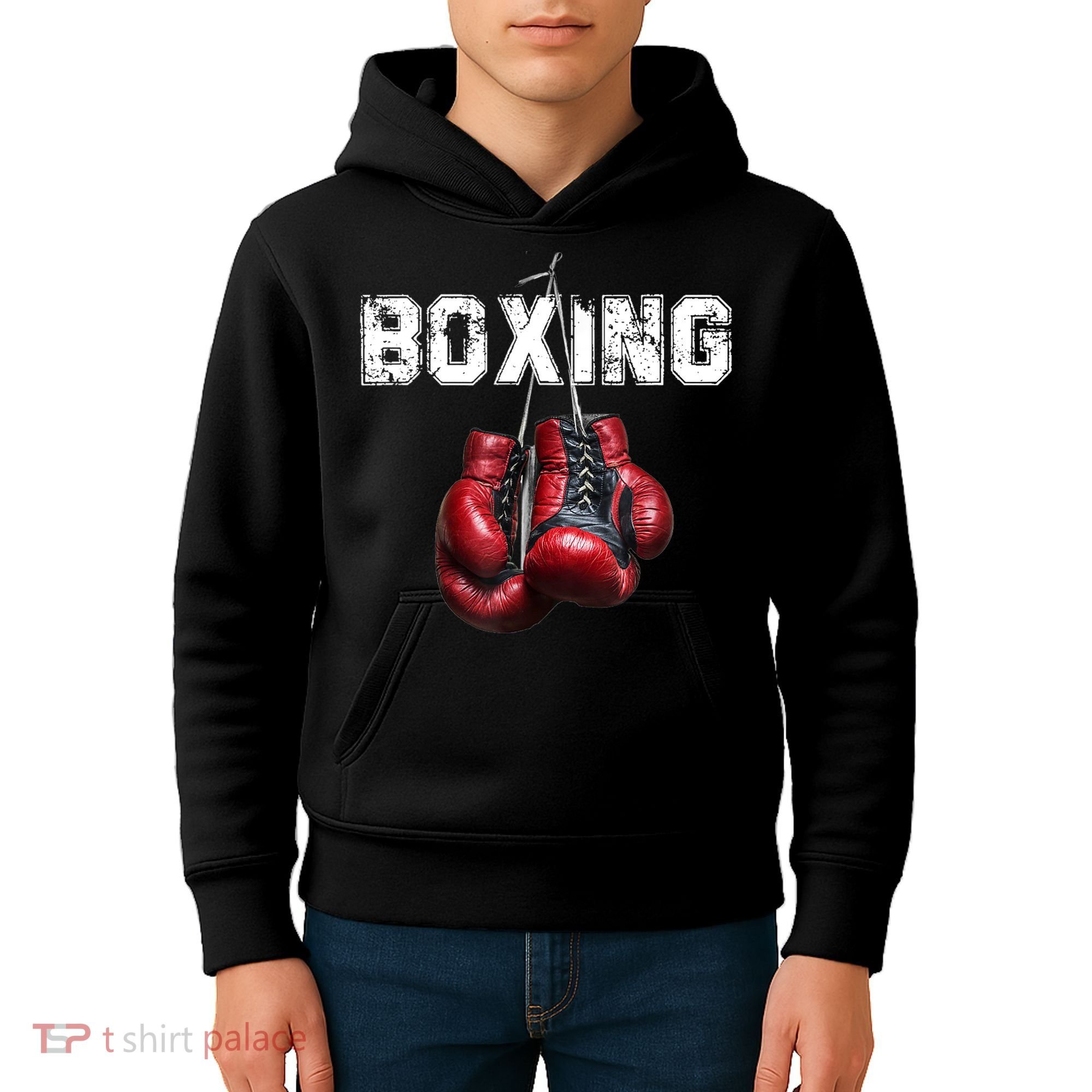 Funny Boxing TShirt I Love Boxing Tshirt Kids Hoodie