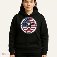 Funny Bruce The Cow Head Bruce For President 2024 Hoodie thumb 5