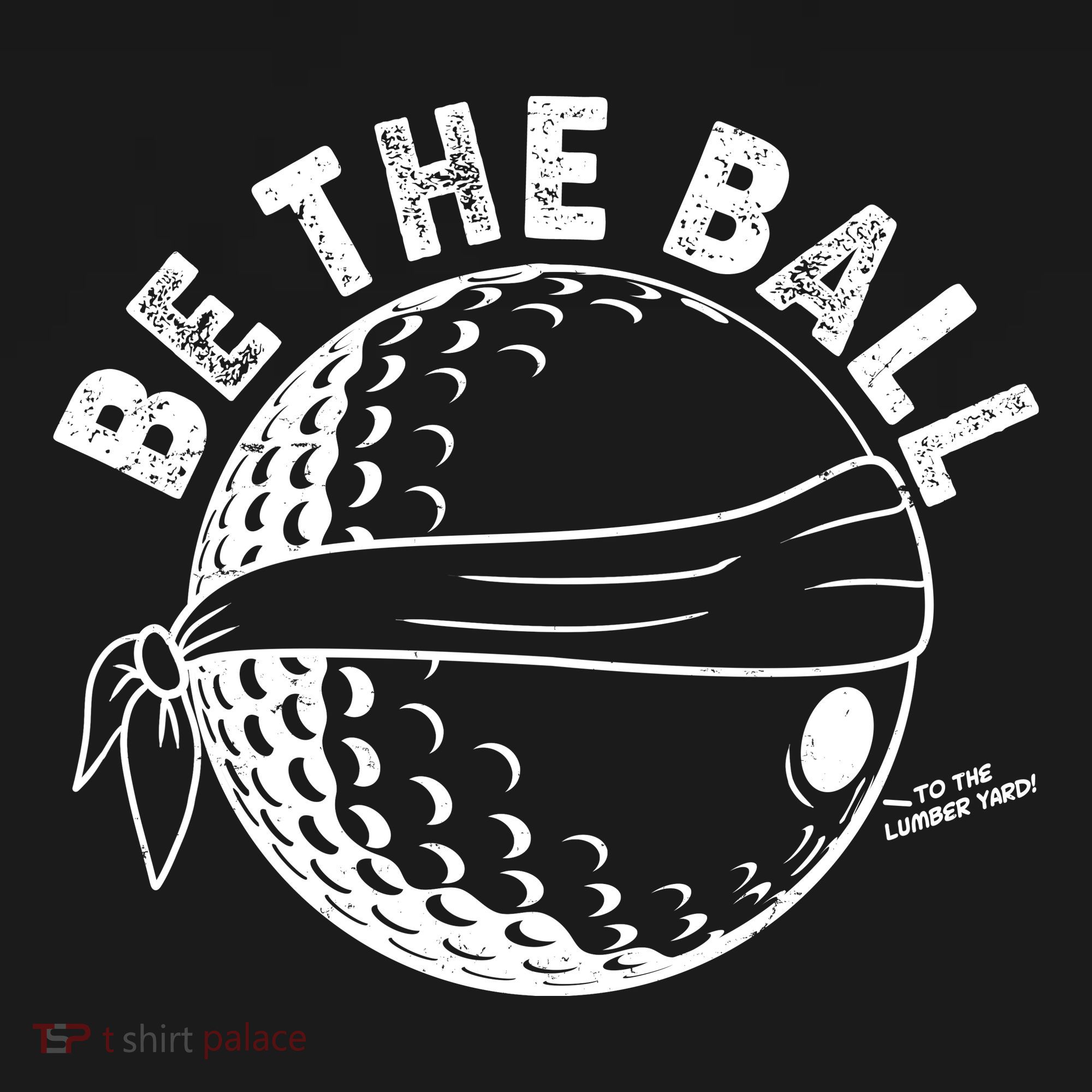 Funny Be The Ball Blindfolded Golf Ball Golfing Fan Sport Fan Women's Hoodie