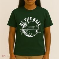 Funny Be The Ball Blindfolded Golf Ball Golfing Fan Sport Fan T-Shirt thumb 4