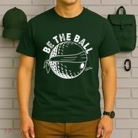 Funny Be The Ball Blindfolded Golf Ball Golfing Fan Sport Fan T-Shirt thumb 6