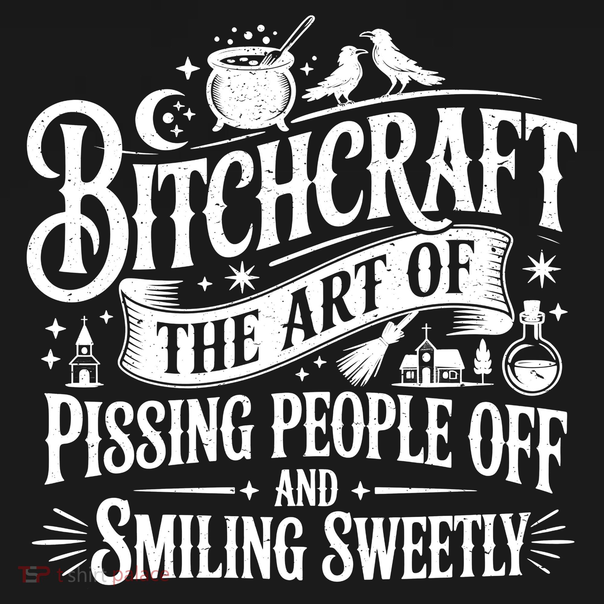 Funny Bitchcraft The Art Of Pissing People Off And Smiling Sweetly Women's Tank Top