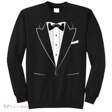 Funny Black Tuxedo And White Sweatshirt