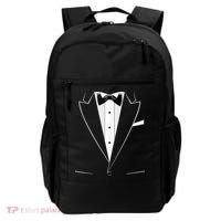 Funny Black Tuxedo And White Backpack thumb 0