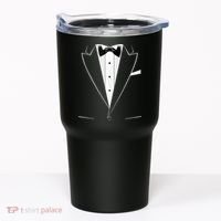 Funny Black Tuxedo And White Tumbler thumb 0