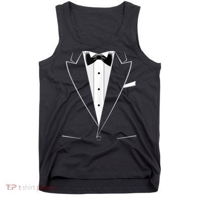 Funny Black Tuxedo And White Tank Top
