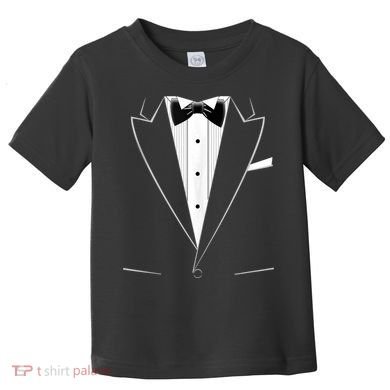 Funny Black Tuxedo And White Toddler T-Shirt