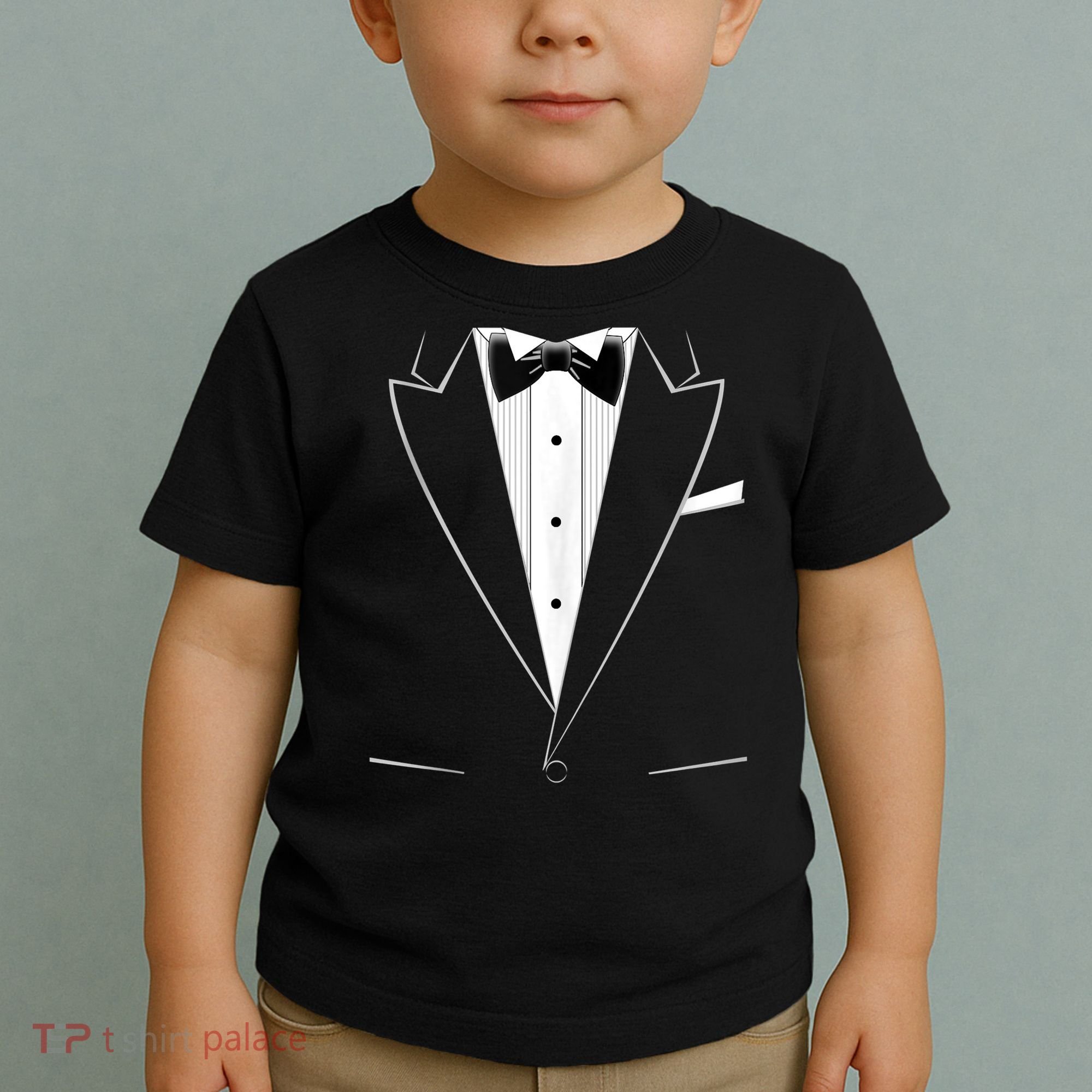Funny Black Tuxedo And White Toddler T-Shirt