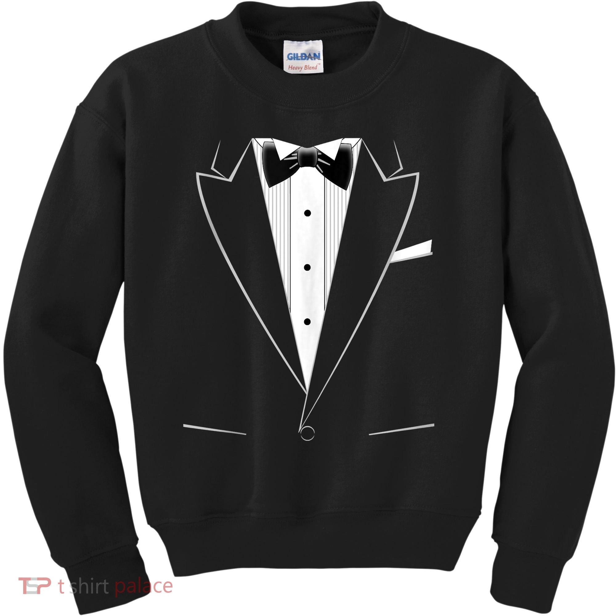 Funny Black Tuxedo And White Kids Sweatshirt