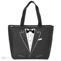 Funny Black Tuxedo And White Tote Bag thumb 0