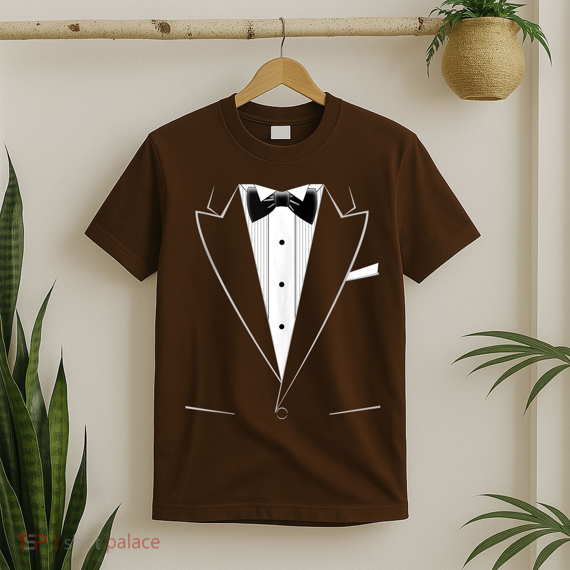 Funny Black Tuxedo And White T-Shirt