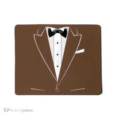 Funny Black Tuxedo And White Mousepad