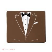 Funny Black Tuxedo And White Mousepad thumb 0