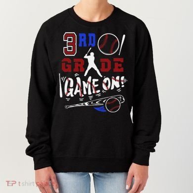 Funny Back To School Baseball Third Grade 3rd Grade Gift Women's Sweatshirt