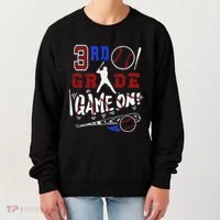Funny Back To School Baseball Third Grade 3rd Grade Gift Women's Sweatshirt thumb 0