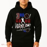 Funny Back To School Baseball Third Grade 3rd Grade Gift Hoodie thumb 2