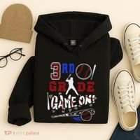 Funny Back To School Baseball Third Grade 3rd Grade Gift Hoodie thumb 4