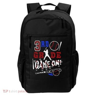 Funny Back To School Baseball Third Grade 3rd Grade Gift Backpack