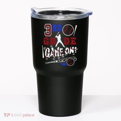 Funny Back To School Baseball Third Grade 3rd Grade Gift Tumbler