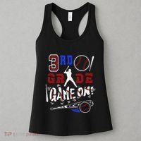 Funny Back To School Baseball Third Grade 3rd Grade Gift Women's Tank Top thumb 3