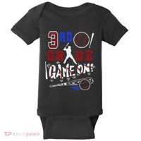 Funny Back To School Baseball Third Grade 3rd Grade Gift Baby Bodysuit thumb 0
