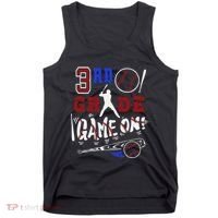Funny Back To School Baseball Third Grade 3rd Grade Gift Tank Top thumb 0