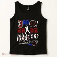 Funny Back To School Baseball Third Grade 3rd Grade Gift Tank Top thumb 2