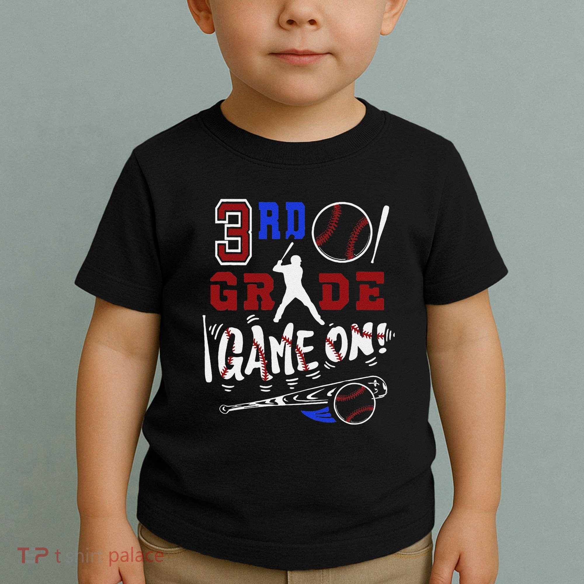 Funny Back To School Baseball Third Grade 3rd Grade Gift Toddler T-Shirt