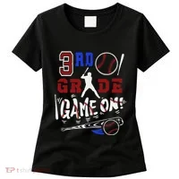 Funny Back To School Baseball Third Grade 3rd Grade Gift Women's T-Shirt thumb 0