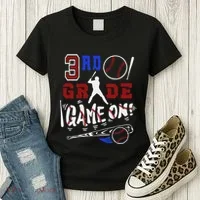 Funny Back To School Baseball Third Grade 3rd Grade Gift Women's T-Shirt thumb 3