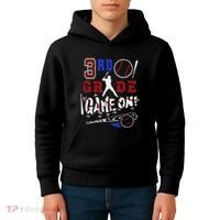 Funny Back To School Baseball Third Grade 3rd Grade Gift Kids Hoodie thumb 4