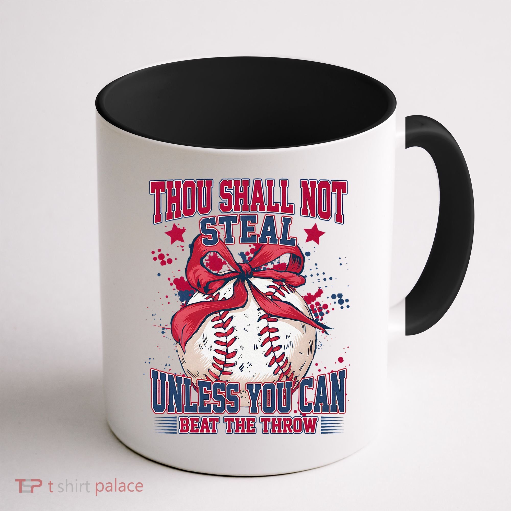 Funny Baseball Thou Shall Not Steal Coffee Mug