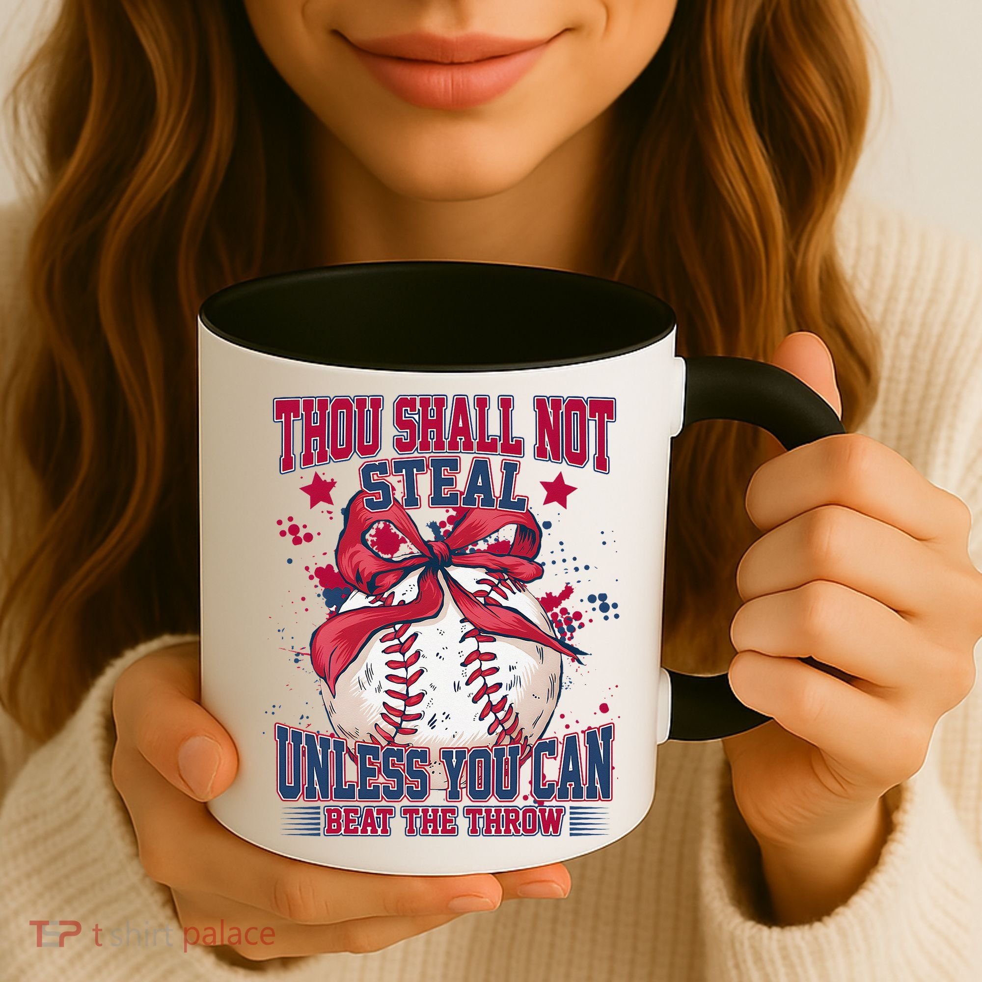 Funny Baseball Thou Shall Not Steal Coffee Mug