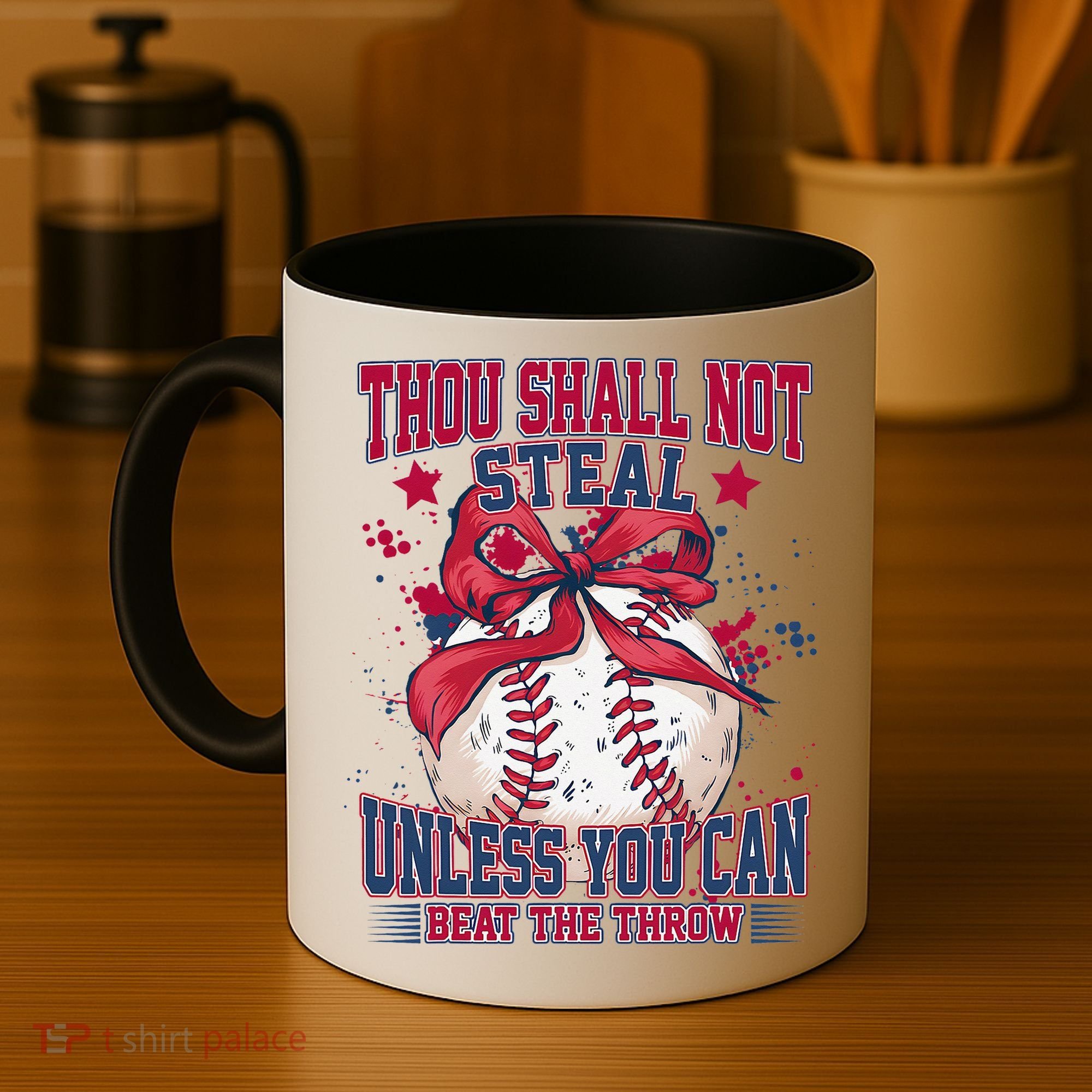 Funny Baseball Thou Shall Not Steal Coffee Mug