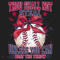 Funny Baseball Thou Shall Not Steal Tumbler thumb 3