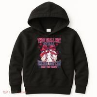 Funny Baseball Thou Shall Not Steal Kids Hoodie thumb 0